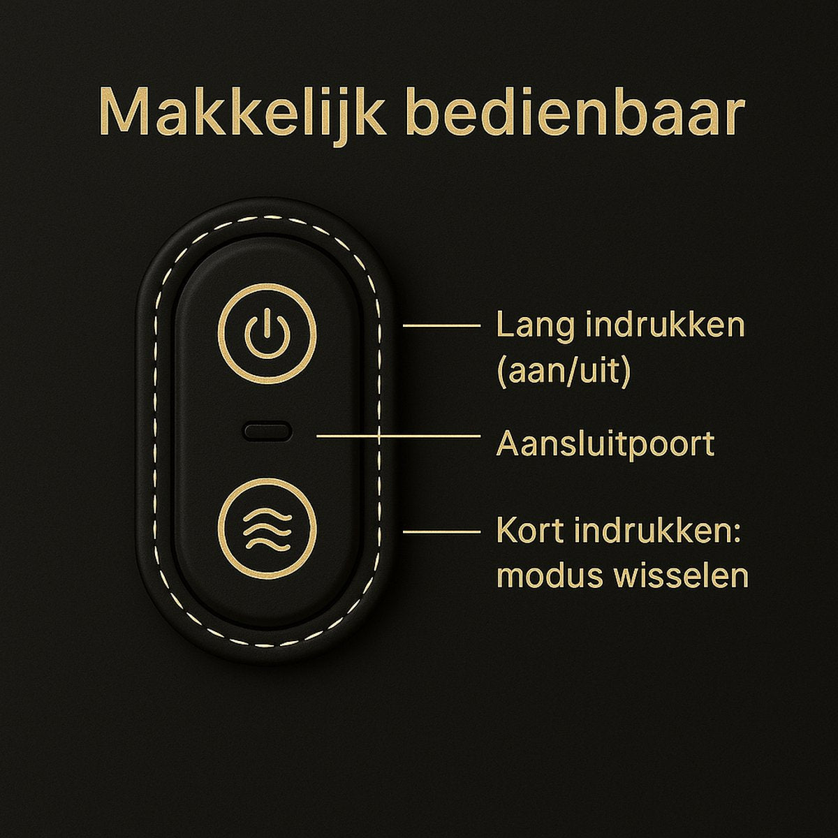 3-in-1 Nekmassage Apparaat met Warmtefunctie – Massagekussen voor Nek & Rug – Inclusief Verkoelende doek