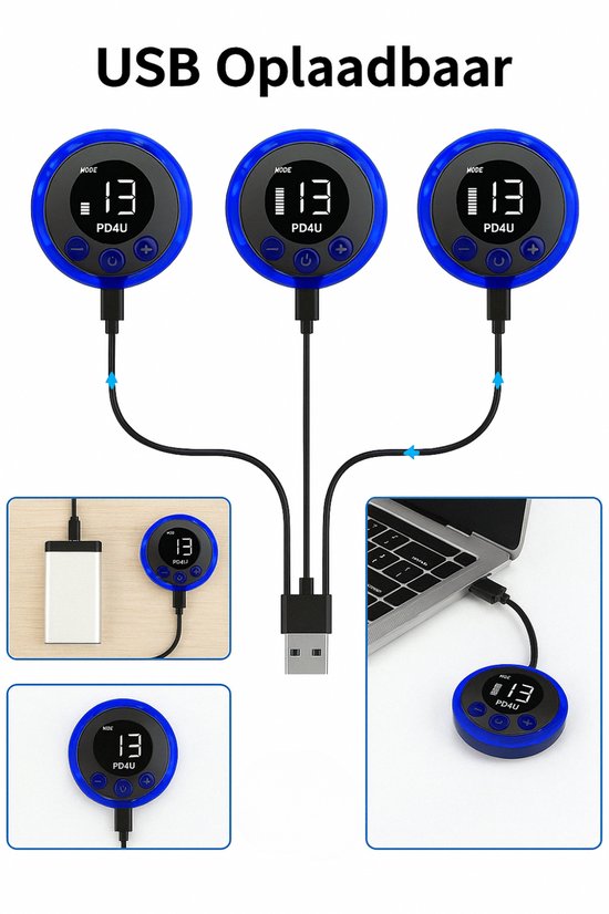 PD4U® EMS Buikspieren Trainer Elektrisch - Buikspiertrainer