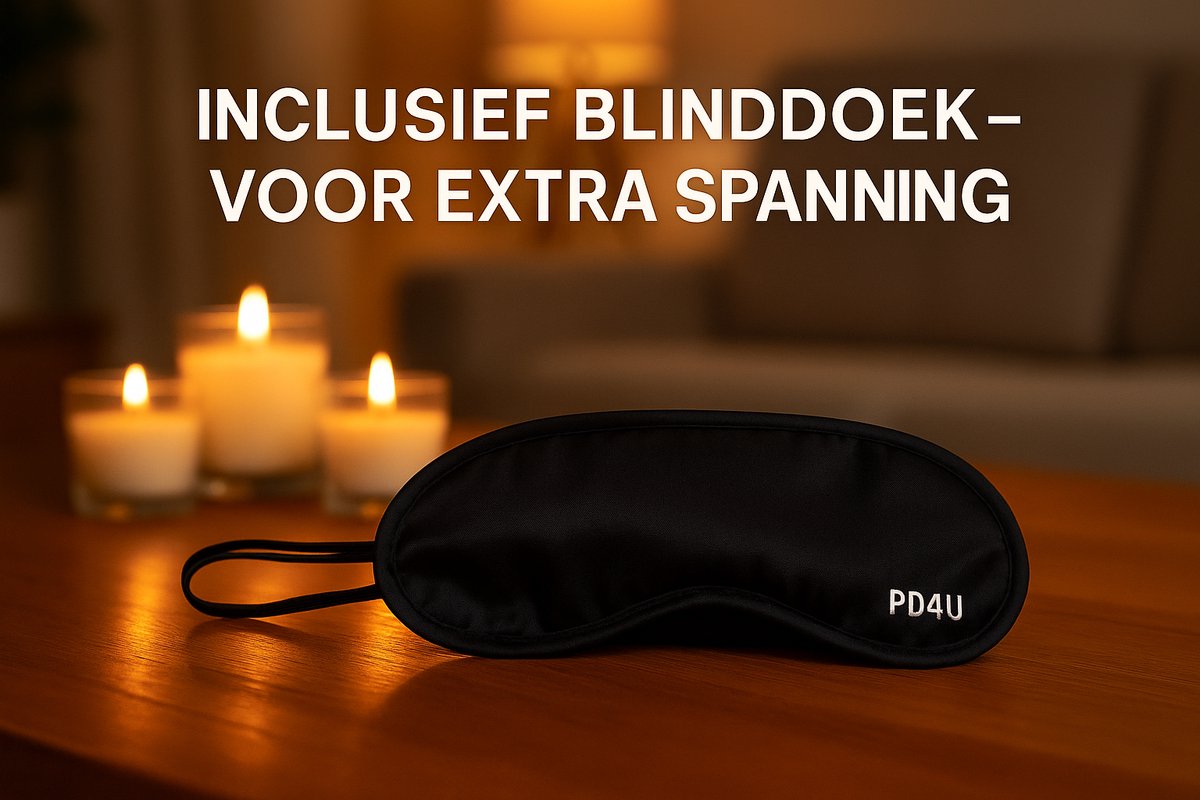 Romantisch Koppelspel – Liefdesspelletjes voor Relaties - Inclusief Blinddoek