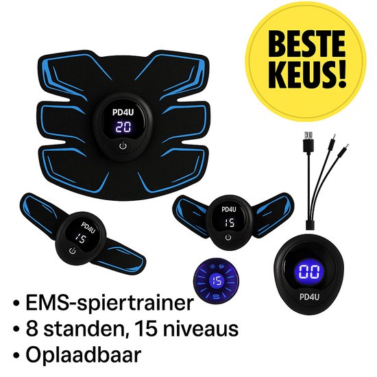 PD4U® EMS Buikspieren Trainer Elektrisch - Buikspiertrainer